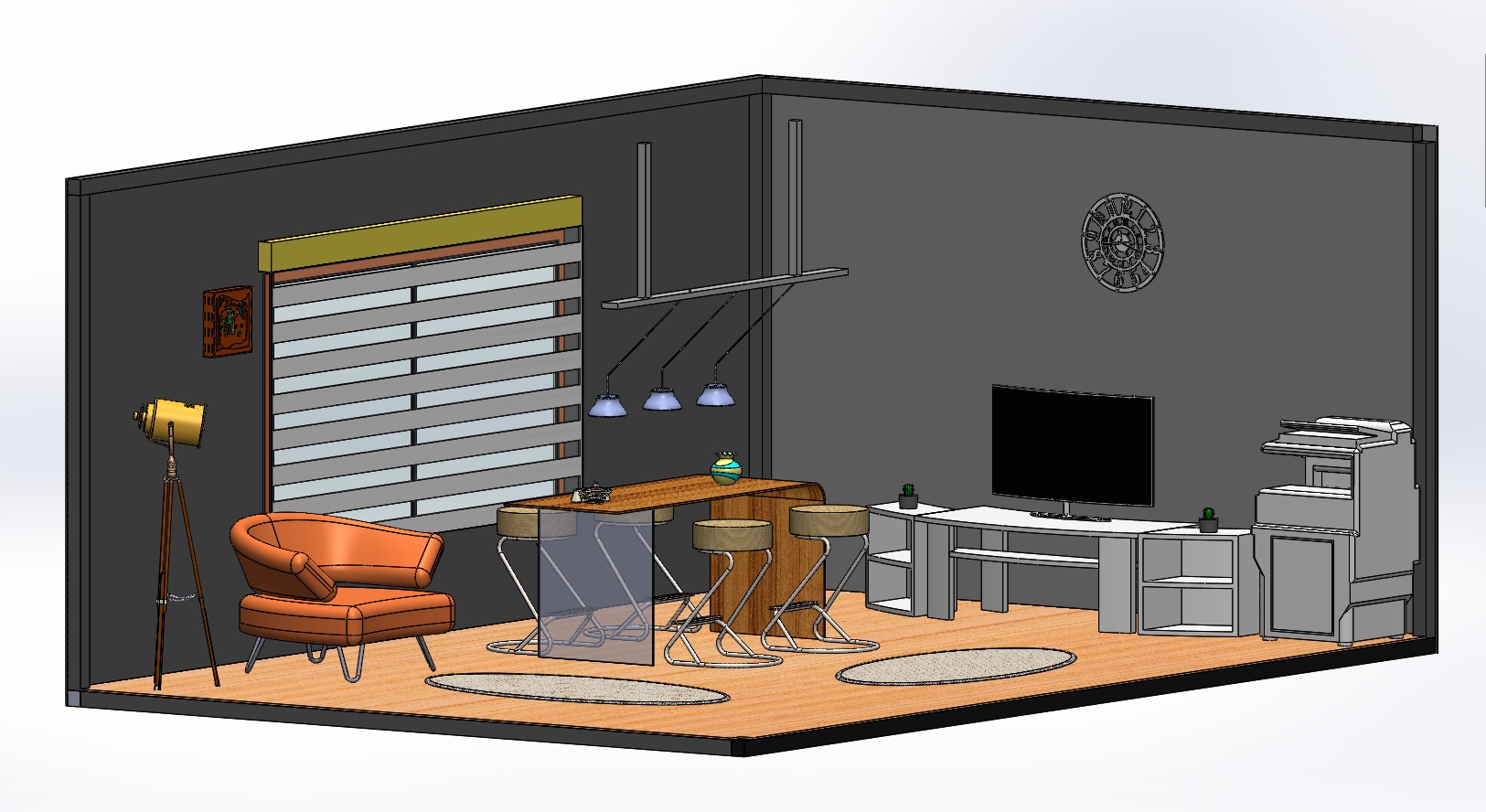 现代化办公空间